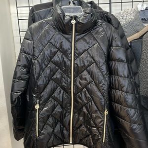 Black MK Quilted Women's Jacket